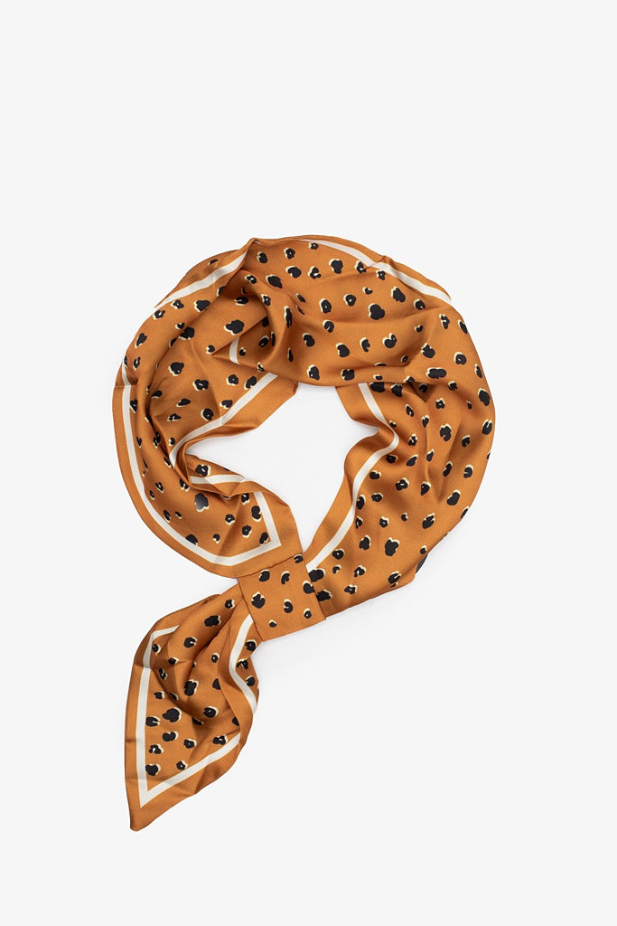 Pull Through Neck Tie - Amber Pebble
