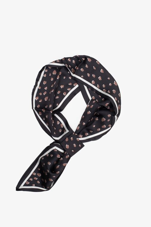 Pull Through Neck Tie - Black Pebble