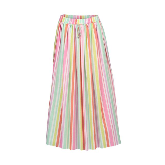 Elastic Waist Maxi Skirt - Cabana
