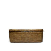 Rattan Bed End - Brown