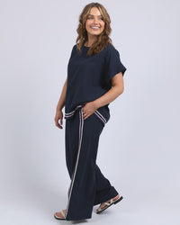 Ric Rac Top - Navy