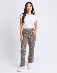 Leopard Denim Jean - Leopard