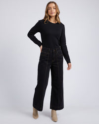 Royal Wide Leg - Black
