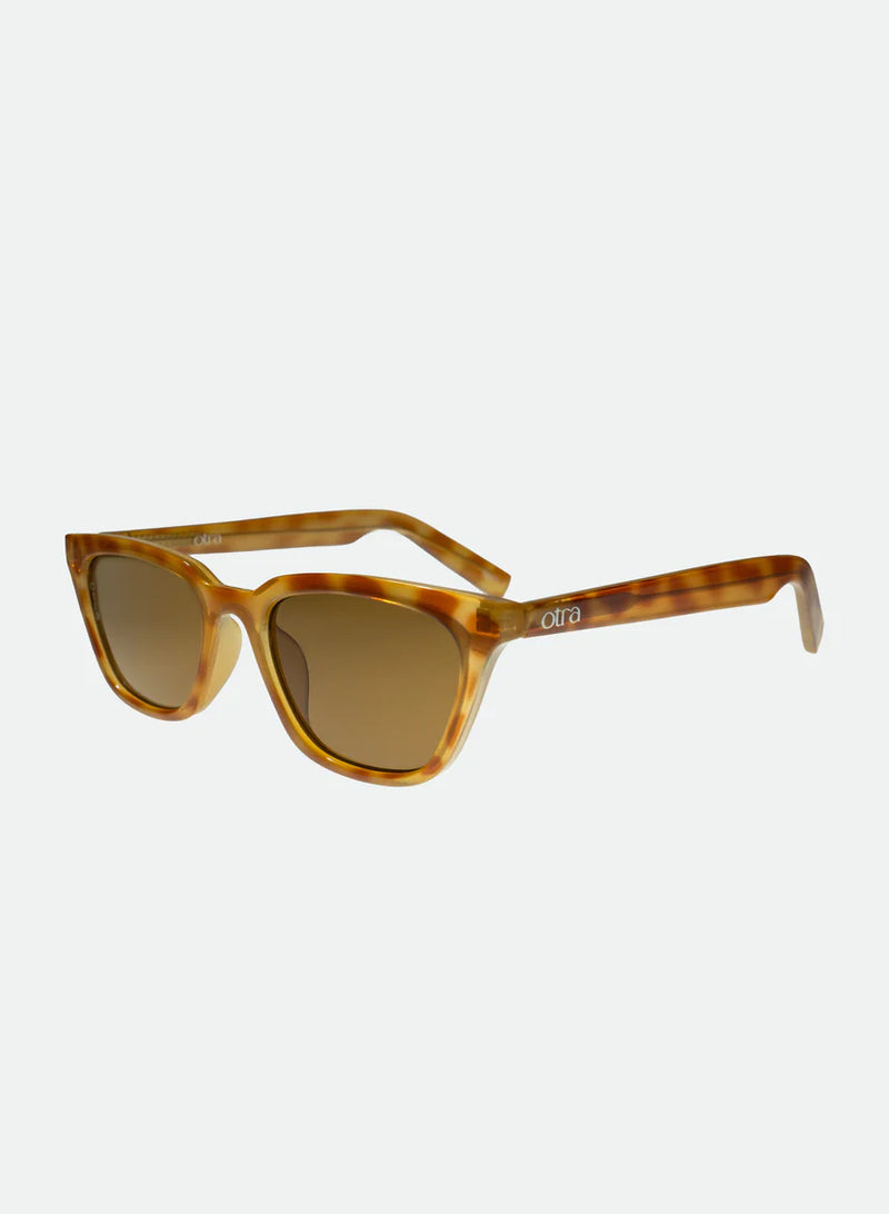 Seva Sunglasses - Orange Tort/Brown