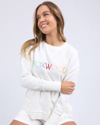 Simplified Confetti Crew - Vintage White