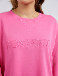 Simplified Crew - Bright Pink