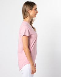 T-Shirt - Blush Red Chevron