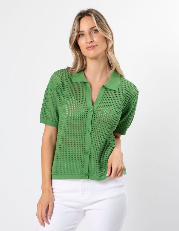 Holly Knit Top - Cress