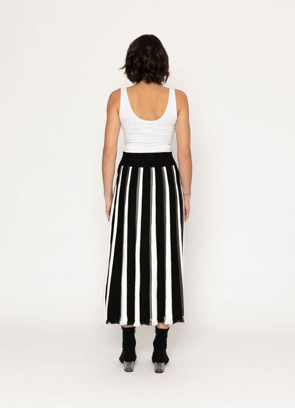 Valkyrie Skirt - Black/White