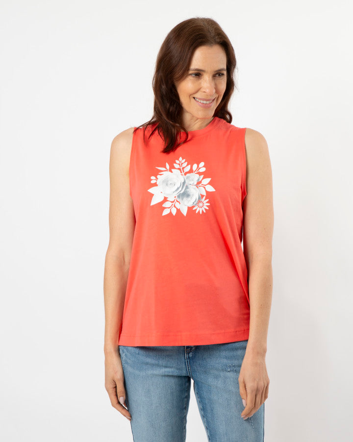 Tank - Coral Paper Flowers Boutique