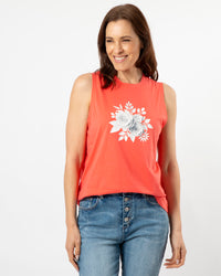 Tank - Coral Paper Flowers Boutique