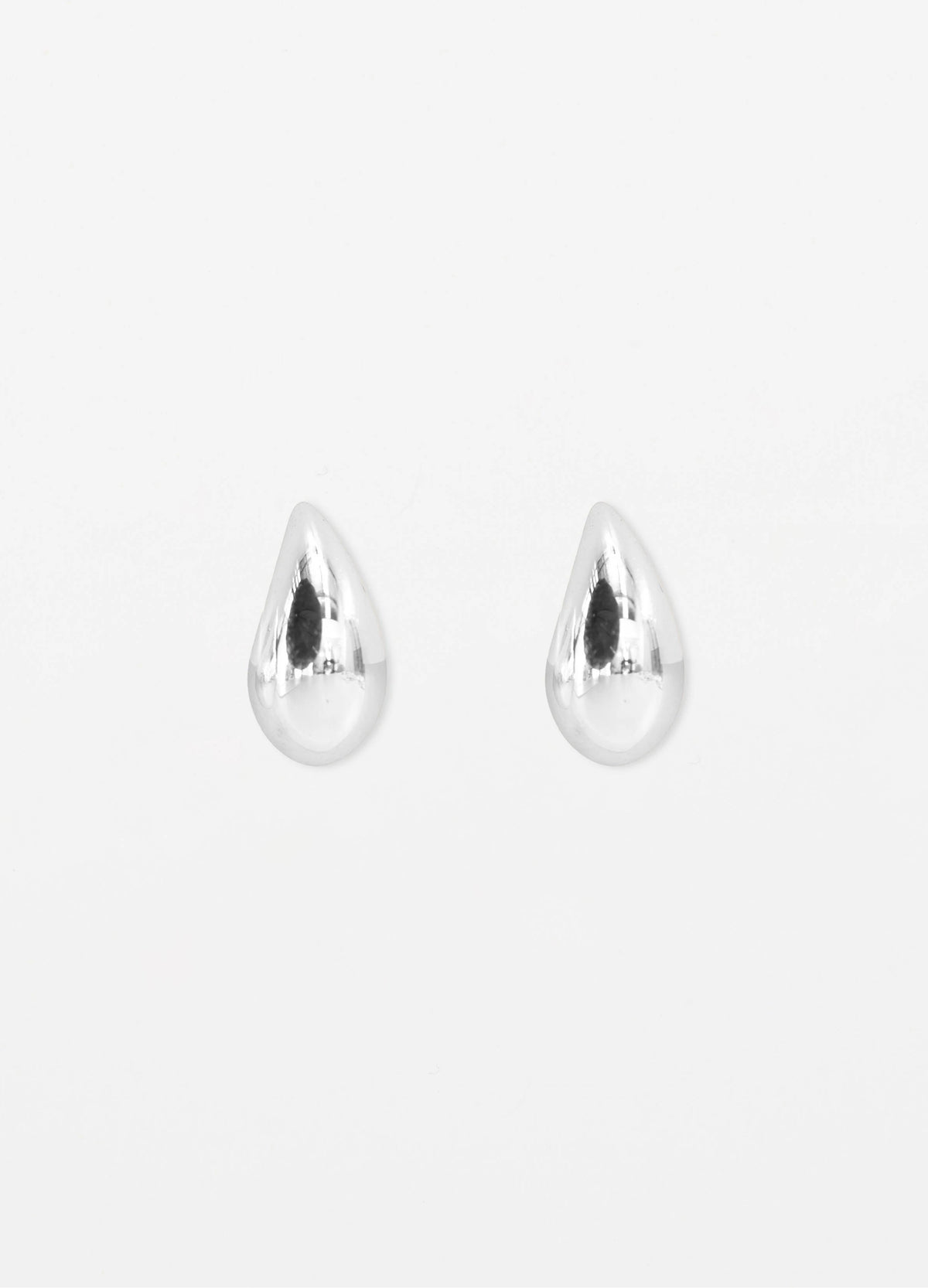 Earrings Teardrop Small - Silver