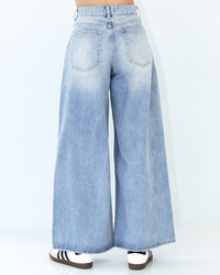 Wide Leg Jean - Mid Wash