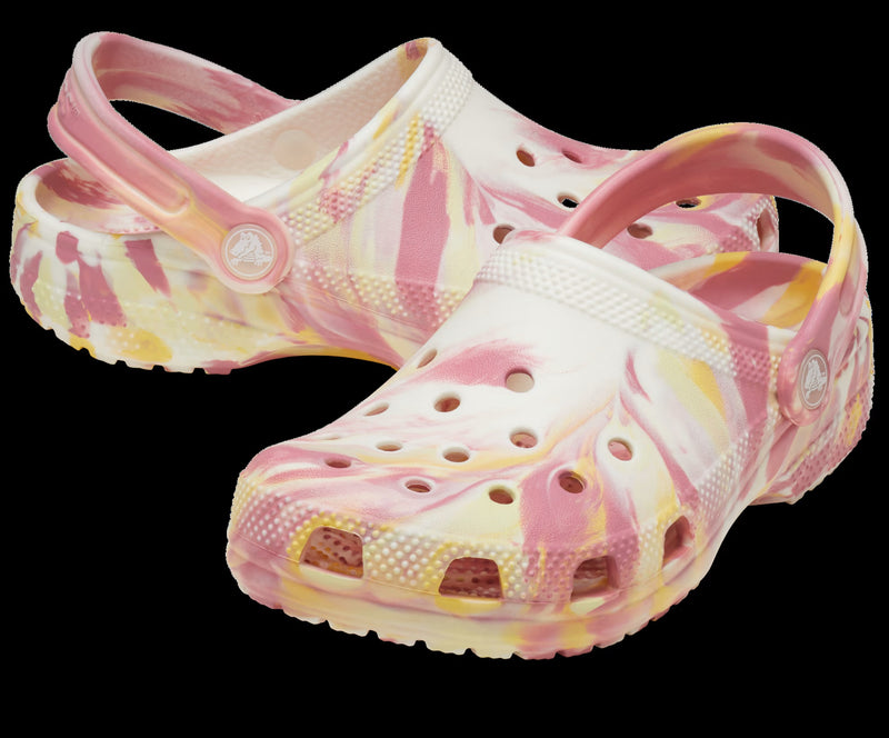 Classic Glow Marbled Clog Toddlers - Daylily/Multi