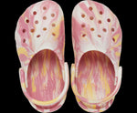 Classic Glow Marbled Clog Kids - Daylily/Multi