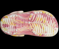 Classic Glow Marbled Clog Kids - Daylily/Multi