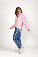 Two Tone Sweater - Candyfloss