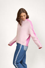 Two Tone Sweater - Candyfloss