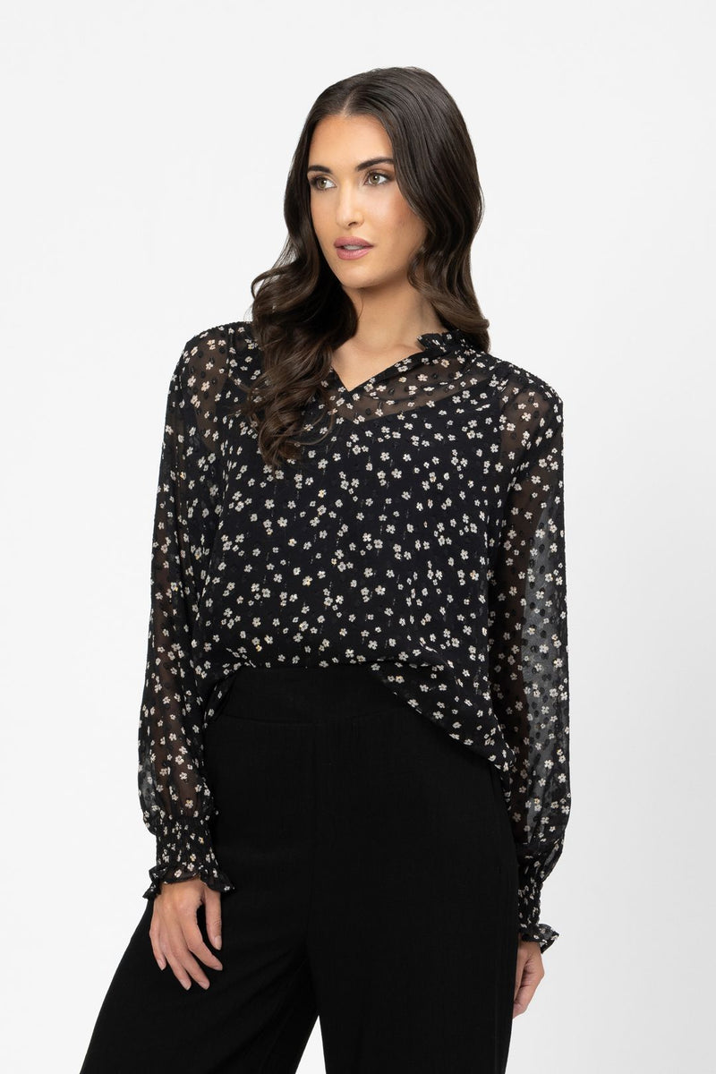 Gifted Top - Flower Fall Spot