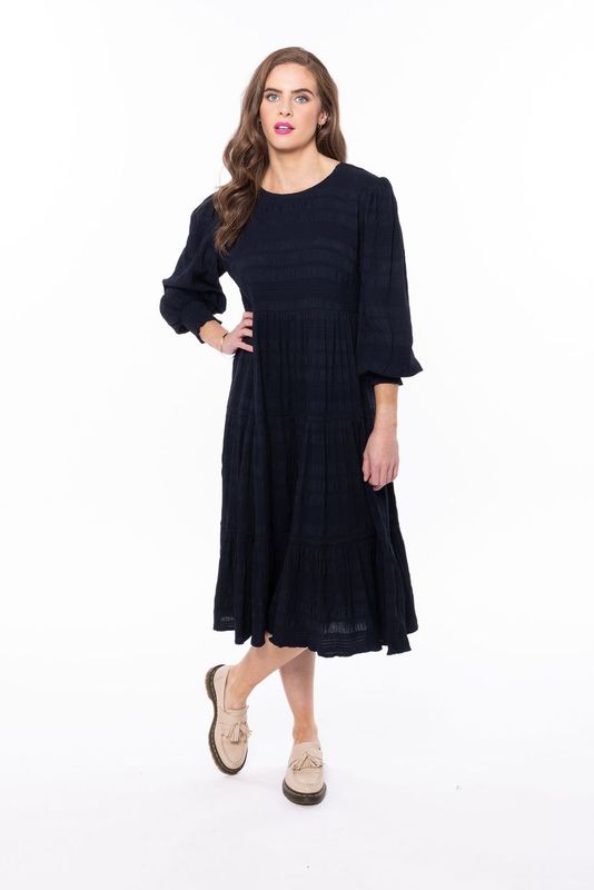 Complete Midi Dress - Navy Carefree