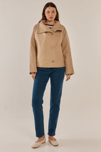 Prue Pea Coat - Cream
