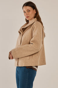 Prue Pea Coat - Cream