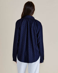 Lizza Embellished Shirt - Dark Blue