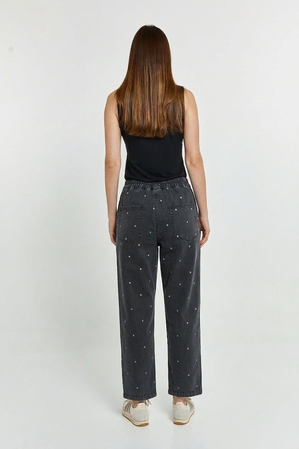Quinn Stretch Jogger - Star Print