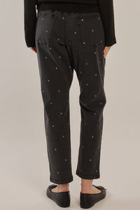 Quinn Stretch Jogger - Star Print