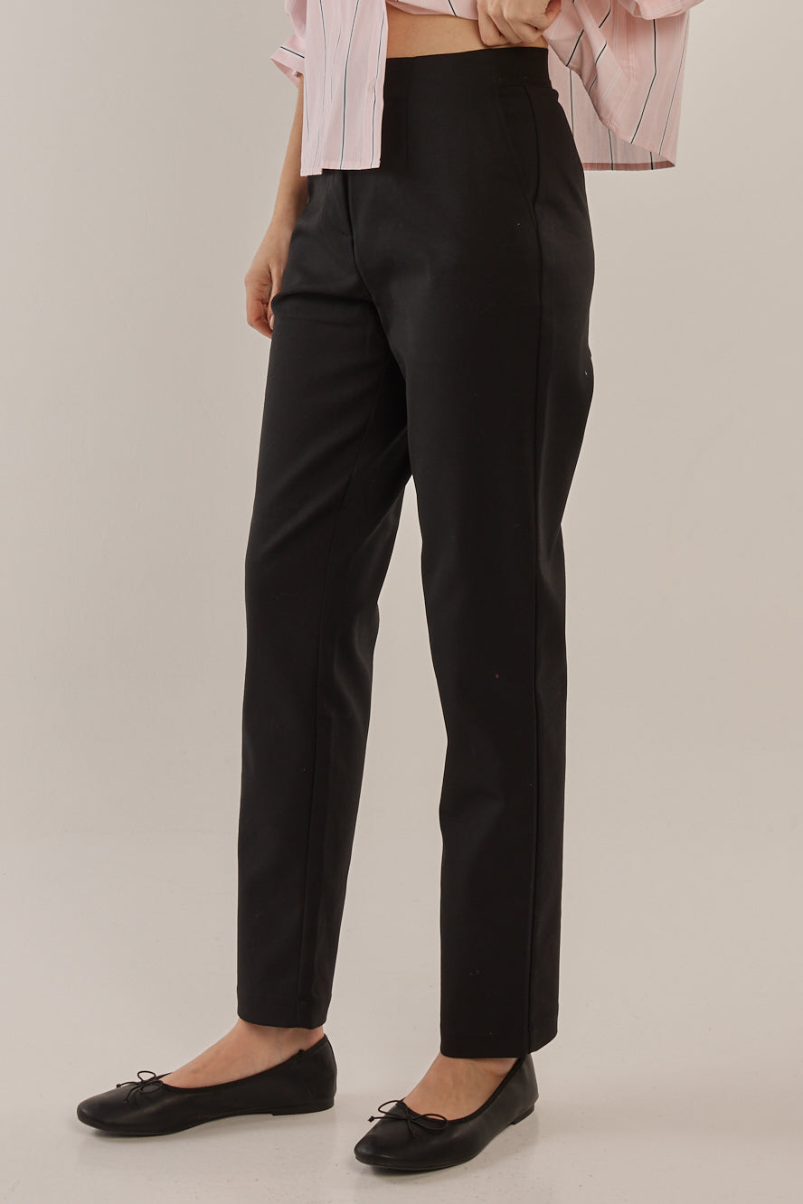 Paloma Straight Leg Pant - Black