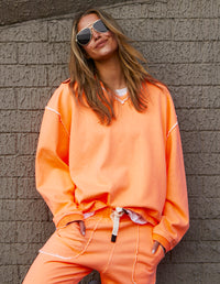 Capri Neon Orange Sweater
