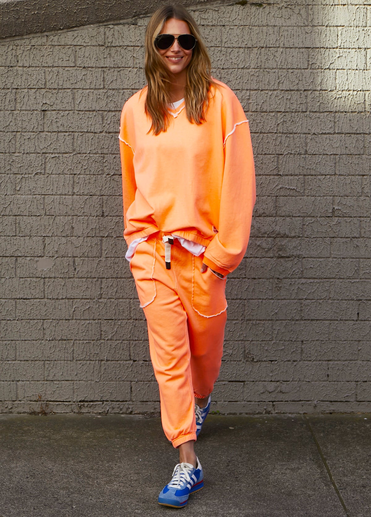 Capri Neon Orange Sweater