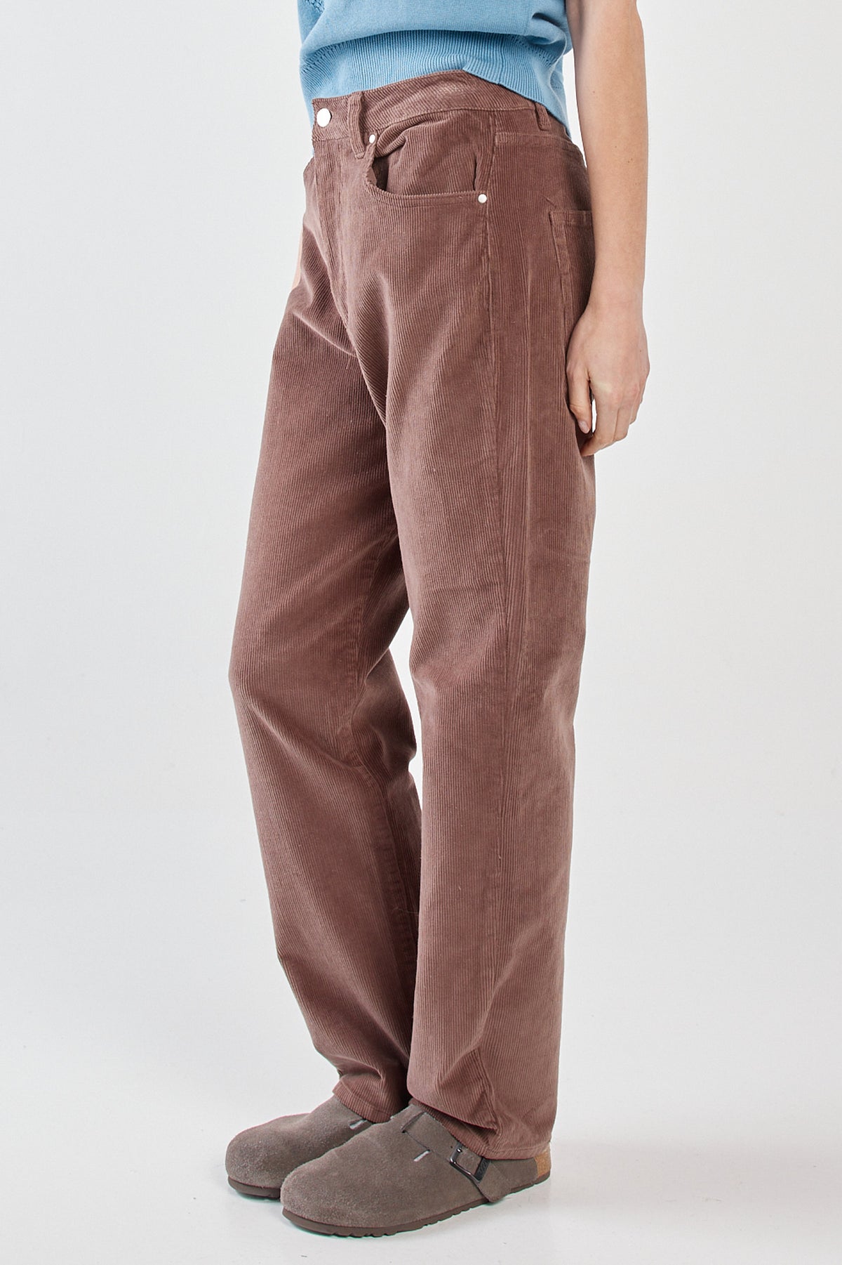 Parco Cord Straight Jean - Brown