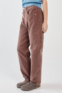 Parco Cord Straight Jean - Brown