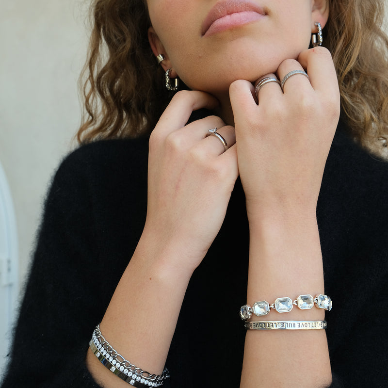 3018-0710 Reflections Bracelet - Silver
