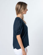 Minnie Top - Navy