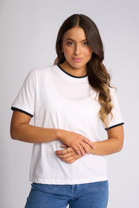 Club Top / White / Ink