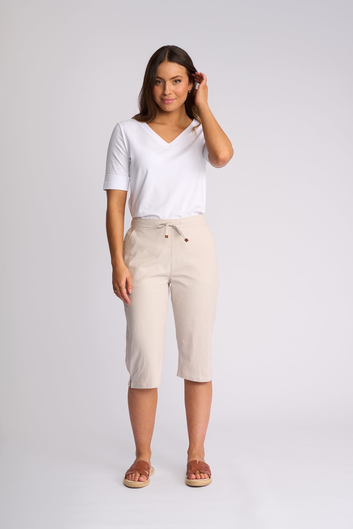 Drew 3/4 Pant / Stone