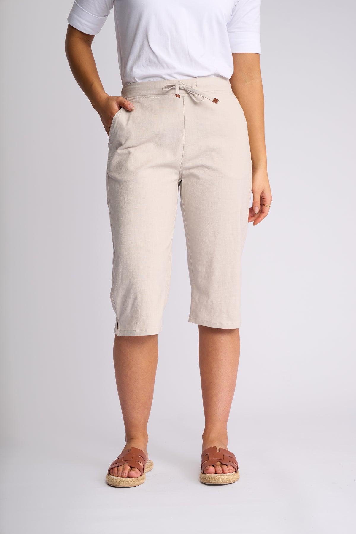 Drew 3/4 Pant / Stone