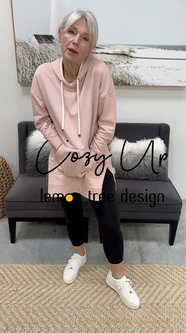 Cozy Up Long Hoodie - Pink