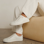 Nat III Sneaker - White Tumbled