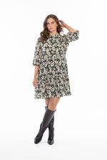 Collar Amy Smock Dress - Peony Pop