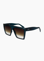 Ollie Sunglasses - Trans Navy Brown.