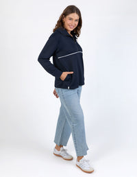 Bonnie Half Zip Sweat - Dark Sapphire