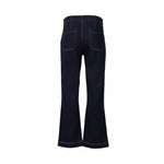 Wide Leg Ankle Grazer Jean - Ink Denim