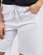 Gabby Bermuda Shorts - White