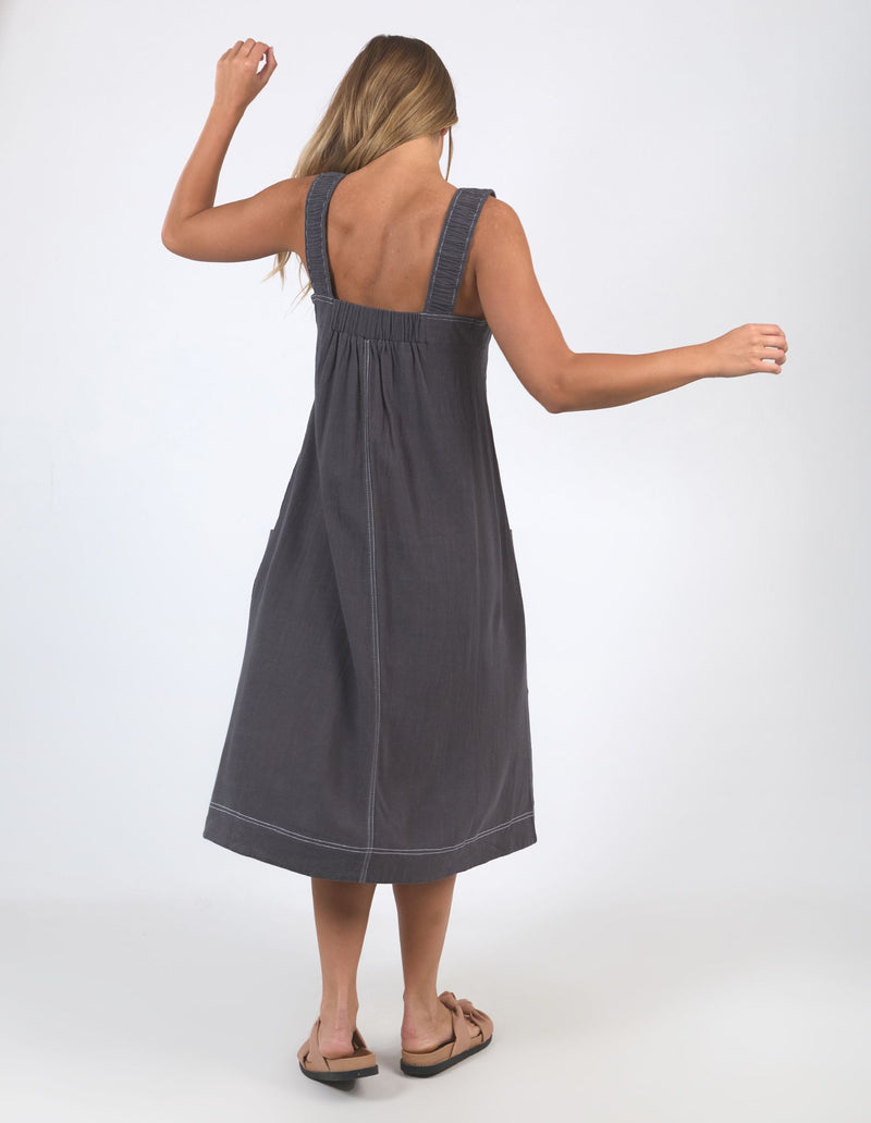 Sage Dress - Charcoal