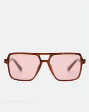 Zoya Sunglasses / Orange Tort/ Pink