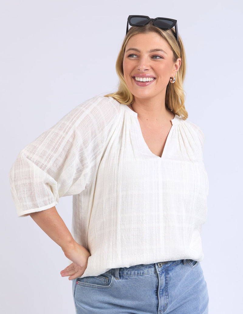 Isabella Blouse - Marshmallow