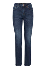 Emma Jeans Regular Leg - Dark Blue Denim